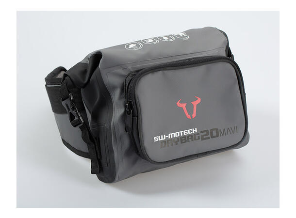 Sw-Motech Drybag 20 hip pack 2 l. Grey/black. Waterproof.