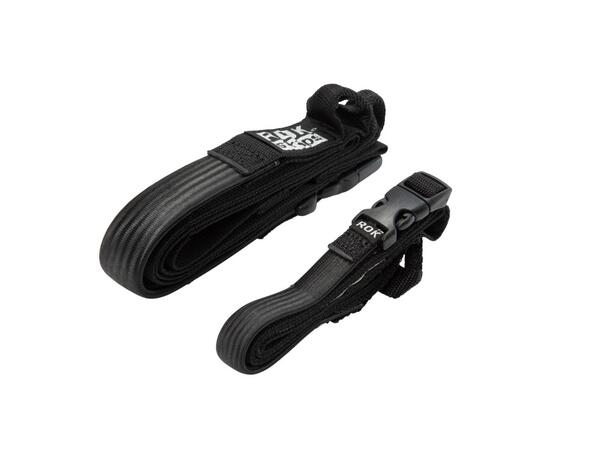 Sw-Motech ROK straps 2 adjustable straps. Black. 310-1060 mm.