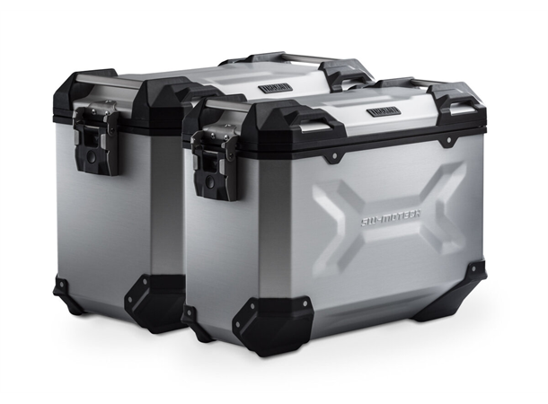 Sw-Motech TRAX ADV alu case system Silve Husqvarna Norden 901