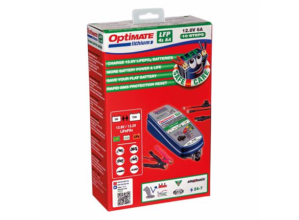 Tecmate Optimate Lithium Batterilader 4S|6A TM390