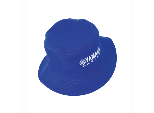Yamaha Paddock Bøttehatt Blå Klassisk bucket hat med Yamaha-design
