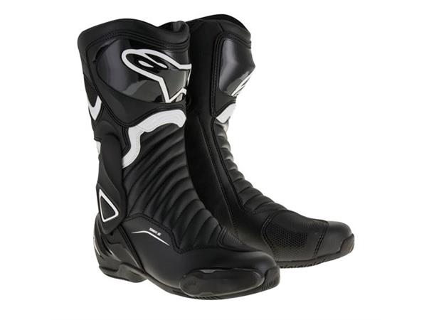 Alpinestars SMX 6 V2 Motorsykkel Støvel Svart/Hvit - Sport Touring