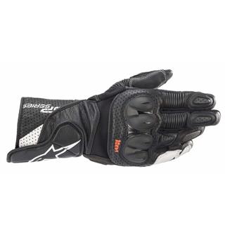 Alpinestars SP-2 v3 Motorsykkel Hanske Svart/Hvit - Skinn