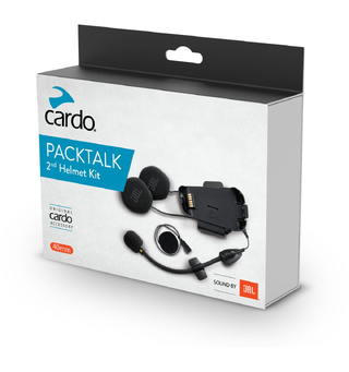 Cardo 2nd Helmet Kit JBL Packtalk/Bold/Black 40mm JBL Høyttalere