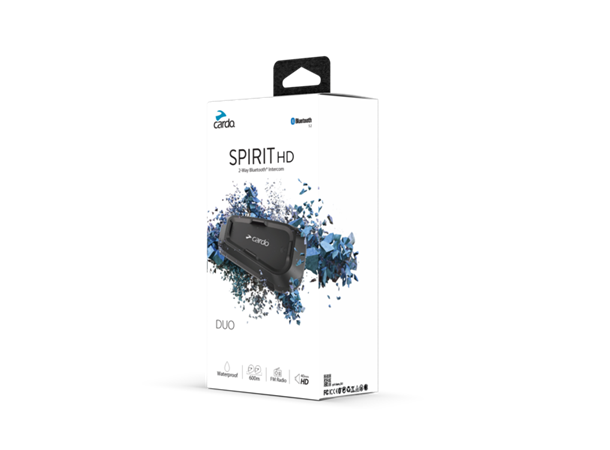 Cardo Spirit HD Duo Dobbeltsett for 2 hjelmer