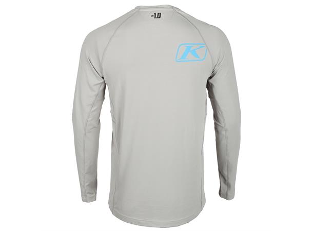 Klim Aggressor -1.0 Long Sleeve Grå L Undertrøye for varme dager