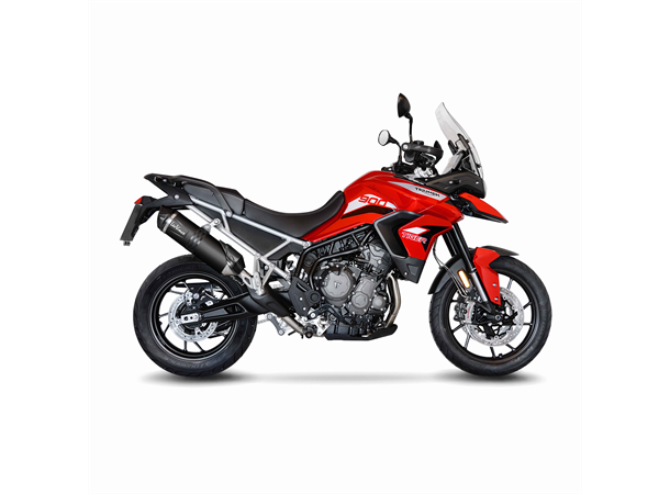 Leovince Lv One Evo Black Edition Slip- Sbk Lv One Evo Black Triumph Tiger 900