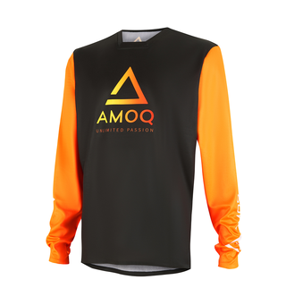 AMOQ Ascent Comp Crosstrøye Svart/Oransje