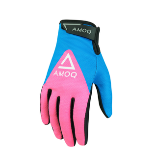 AMOQ Ascent v2 Crosshansker Blå/Rosa
