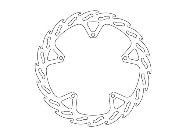 Moto-Master Brake Rotor / Disc Flame Lef