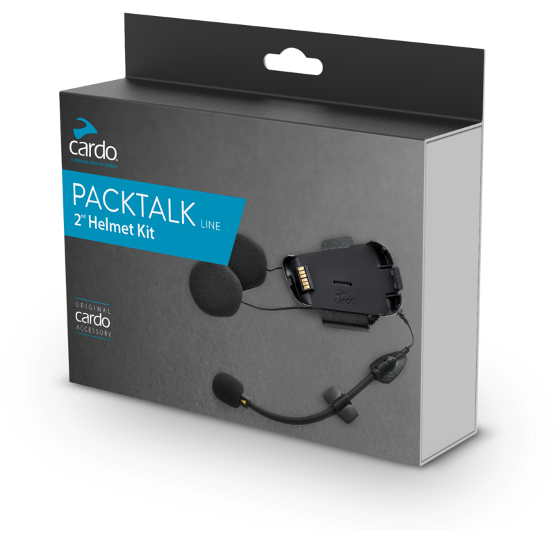 Cardo 2nd Helmet Kit Packtalk/Bold/Black agm.no