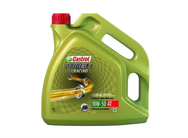 Castrol Power 1 Racing 4T 10W50 100% Synthetic - 4 liter