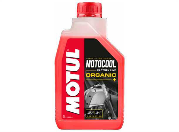 Motul Motocool -35 1 Liter. Rød