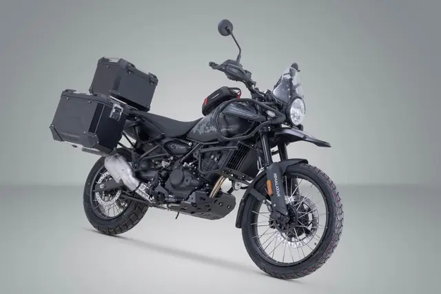 SW-Motech Adventure set TRAX ADV Black. Royal Enfield Himalayan 450 Rally 