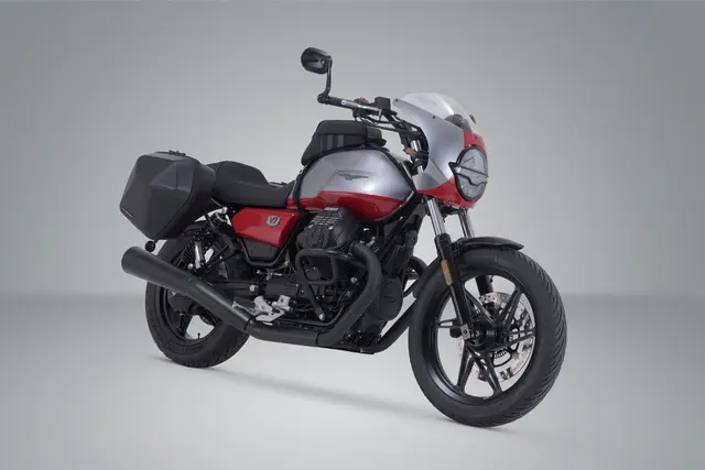 SW-Motech URBAN ABS side case system Moto Guzzi V7 models. 