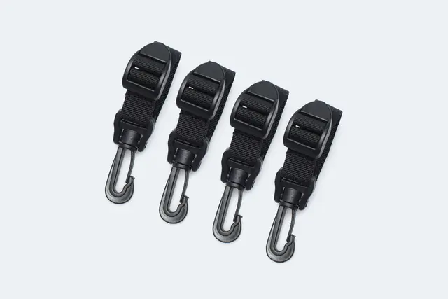 Sw-Motech Strap set Slipstream Width: 20 mm. Length: 2x 37 cm and 2x 70 