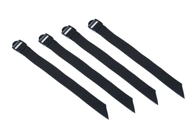 Sw-Motech Strap set for TRAX expansion b 4 straps. 30x350 mm. With slip-lock. 