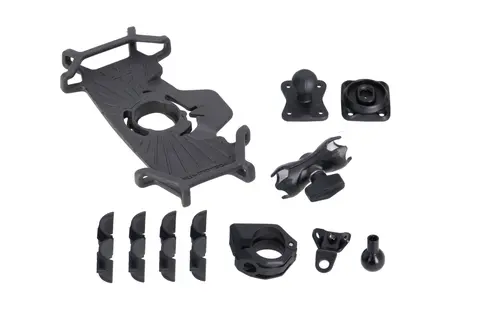 SW-Motech Universal GPS mount kit with T Incl. 2&quot; socket arm, for handlebar/mirro