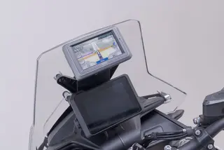 SW-Motech GPS mount for cockpit Black. KTM 890 Adv (22-).