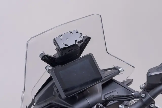 SW-Motech GPS mount for cockpit Black. KTM 890 Adv (22-). 