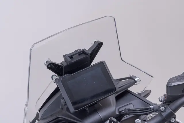 SW-Motech GPS mount for cockpit Black. KTM 890 Adv (22-). 