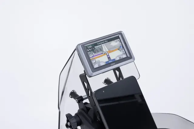 SW-Motech GPS mount for cockpit Black. CFMoto 800MT-X (24-). 