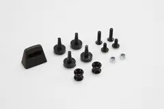 Sw-Motech Adapter kit for ADVENTURE-RACK Black. For Givi/Kappa Monokey.