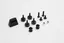 Sw-Motech Adapter kit for ADVENTURE-RACK Black. For Givi/Kappa Monokey.