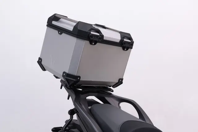 SW-Motech TRAX ADV top case system Silver. Honda NT1100 (21-). 