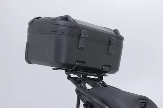 SW-Motech Adventure set DUSC with top ca Black. Ducati Multistrada V4 (20-). 