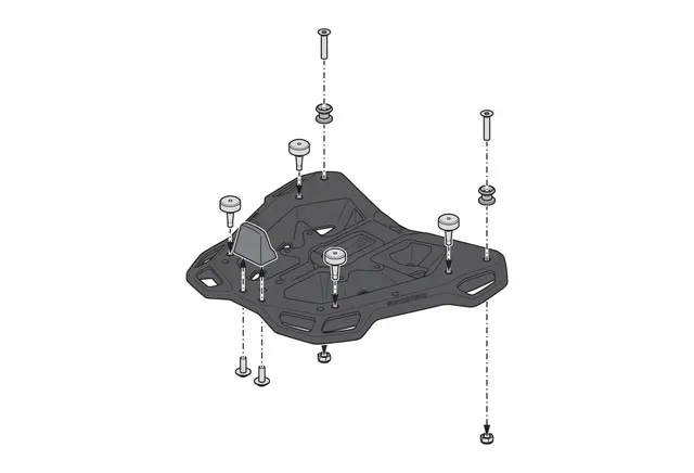 SW-Motech DUSC L top case system Black. 41 l. Harley-Davidson Road Glide 