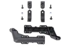 SW-Motech Handguard mounting kit Svart. For 22-mm handlebars. 1-point att