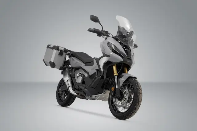 SW-Motech TRAX ADV aluminium case system Silver. 45/37 l. Honda X-ADV (20-24). 