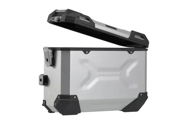 SW-Motech TRAX ADV aluminium case system Silver. 45/37 l. Honda X-ADV (20-24). 