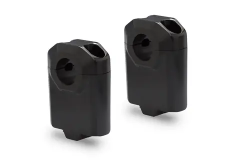SW-Motech Bar riser for &#216; 22 mm handleba H=50 mm. Black.