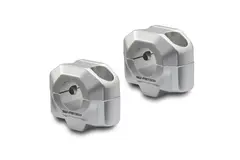 SW-Motech Bar riser for Ø 22 mm handleba H=20 mm. Silver.