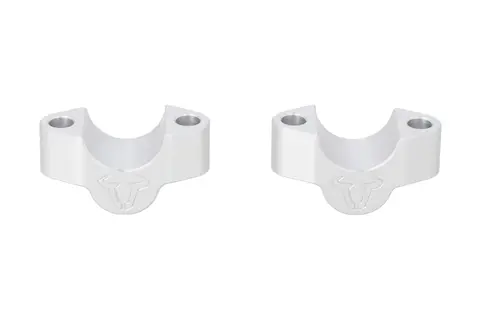 SW-Motech Bar riser H=20 mm. Silver. Triumph Tiger 900 GT/Ra