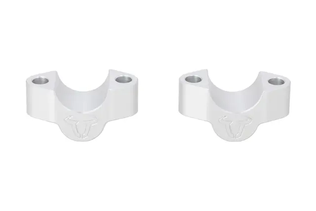SW-Motech Bar riser H=20 mm. Silver. Triumph Tiger 900 GT/Ra 