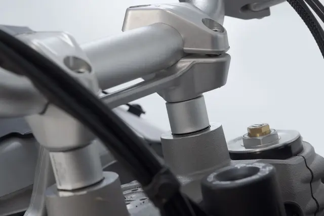 SW-Motech Bar riser Silver. Ducati DesertX (22-). 