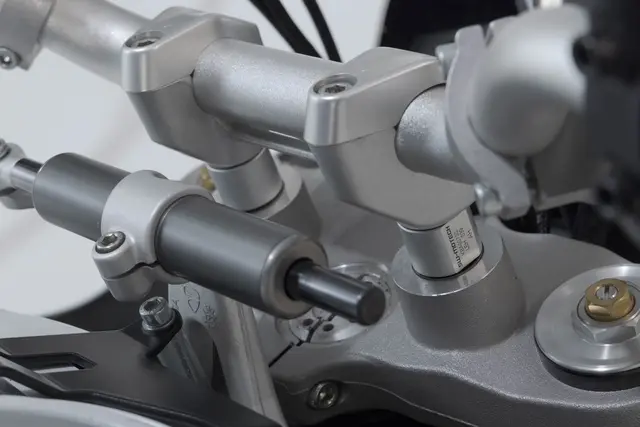 SW-Motech Bar riser Silver. Ducati DesertX (22-). 