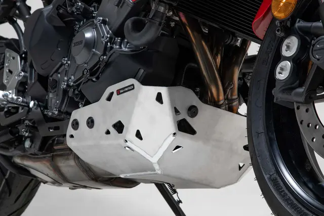 SW-Motech Engine guard Silver. Yamaha Tracer 9/GT (20-)/GT+ (22 