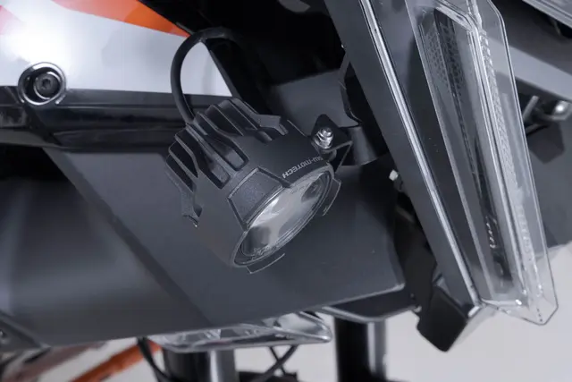 SW-Motech Light mounts Black. KTM 1390 Super Adventure S / EVO 