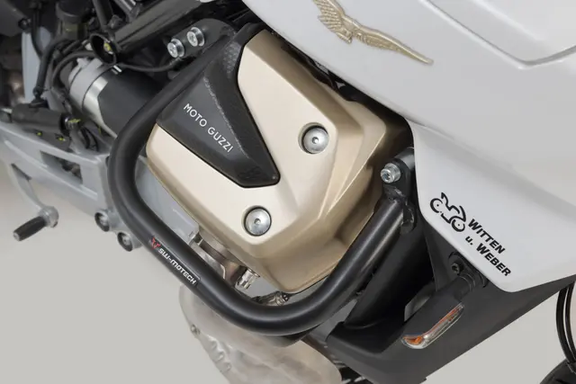 SW-Motech Crash bar Black. Moto Guzzi V100 Mandello/S, Stelv 