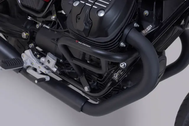 SW-Motech Crash bar Black. Moto Guzzi V7/V9 models. 