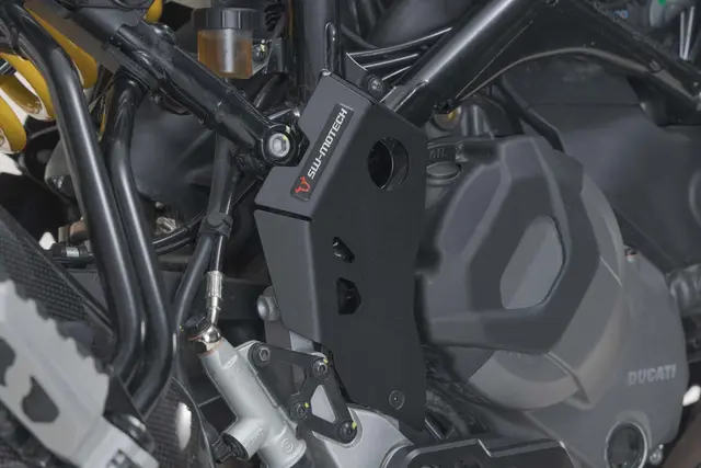 SW-Motech Heel guard Black. Ducati DesertX (22-) / Rally (23- 