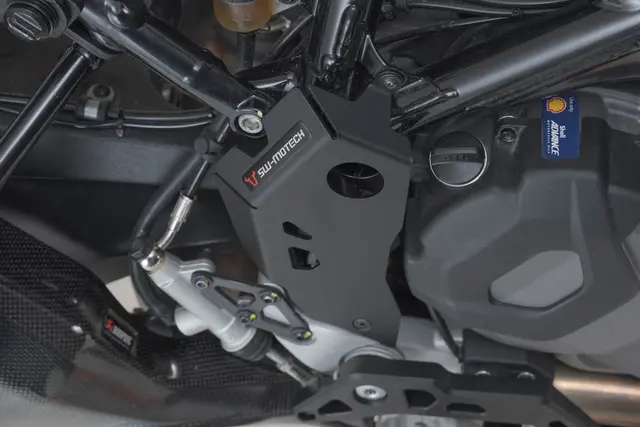 SW-Motech Heel guard Black. Ducati DesertX (22-) / Rally (23- 