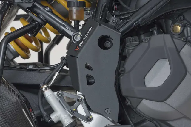 SW-Motech Heel guard Black. Ducati DesertX (22-) / Rally (23- 