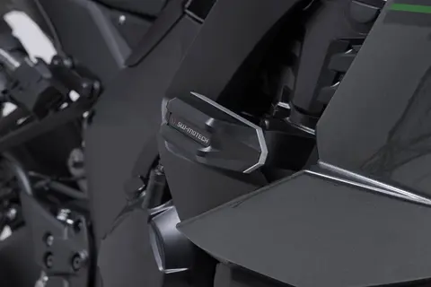 SW-Motech Frame slider kit Black. Kawasaki Ninja 1000SX, 1100 SX/SE