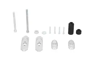 SW-Motech Crash pad holder Silver. Kawasaki Ninja ZX4-RR (23-).