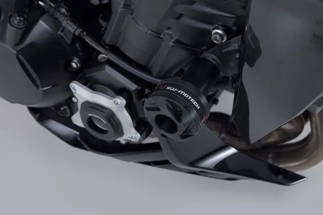 SW-Motech Frame slider kit Black. Kawasaki Z900 models (16-), Z1100 